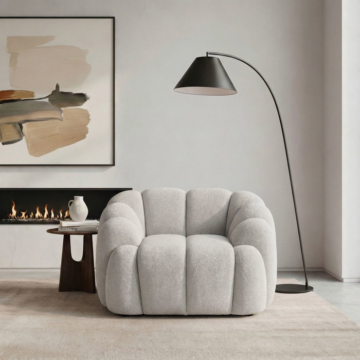 Atelier Del Sofa Octavio - Sofá de 1 Plaza Blanco Atelier Del Sofa Octavio - Sofá de 1 Plaza Blanco